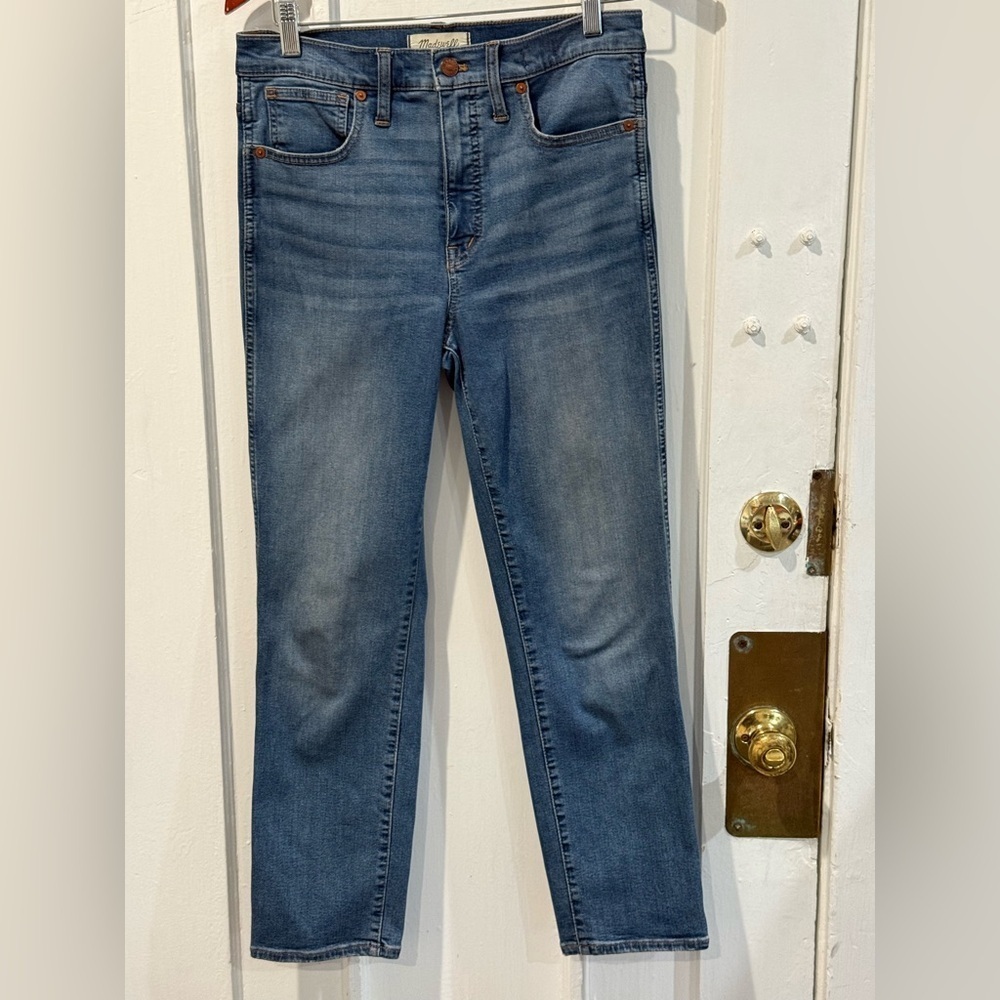 Madewell Women's Straight Leg Blue Jeans